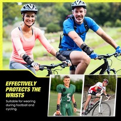Football Wrist Brace Support Guard for Cycling, Biking, Motocross – 2-Pack L
