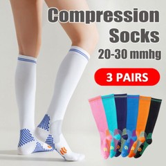 Compression Socks 20-30mmHg Support Miracle Calf Leg Sport Men Women (S~XXL)
