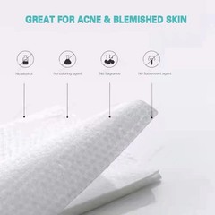 Msoeueso Soft Dry Wipes Cotton Facial Tissues 600 Count Disposable Face Towels