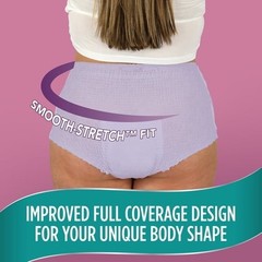 Assurance Women’s Incontinence & Postpartum Underwear, S/M , Maximum Absorbency