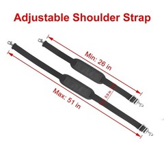 Inogen One G4 Oxygo FIT Shoulder Strap Adjustable Carry Strap with Hooks