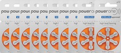 60 x Varta Power One Hearing Aid Batteries P13 PowerOne PR48 10 Blister Pack …