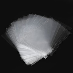 100Pcs Ice Cream Bags Transparent Rectangular Shape Candy Chocolate Bags For-DSO