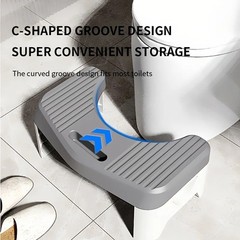 Toilet Stool Squatting Aid Footstool Anti Slip Bathroom Stool for Adults / Kids