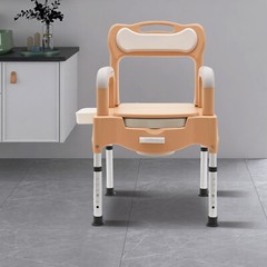 Height Adjustable Bath Seat Bedside Commode Toilet Chair Heavy Duty Adult Senior