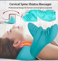 2pcs Cervical Neck Traction Device – Pain Relief Chiropractic Massage Pillow