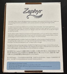 Zephyr Dry & Store Hearing Aid Dryer Case Dehumidifier New In Box Unused