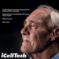 iCellTech Size 10 Hearing Aid Batteries PR70 P10 Zinc Air 1.45V (30 Pack)
