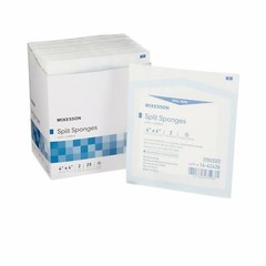 McKesson 16-42426 6-Ply I.V. Drain Split Sponges Dressing Sterile 4 X 4″ 100 Ct