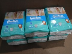 ( 6 X 19) COMFEES PREMIUM TRAINING PANTS 4t-5t-38+LBS 19 COUNT EACH.
