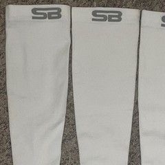SB Sox Compression Socks Sz L/XL Set Of 5 White NWOT
