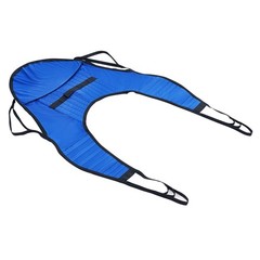 Uimoso Patient Lift Sling with Head Support Large-Size U Shape Divided Leg Sling
