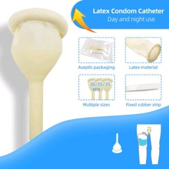 1pc Male External Catheter Medical Disposable Urine Collector Latex Urine Bag