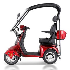 800W Four Wheel Mobility Scooter w/ Windshield for Senior&Adults 500lbs US Stock
