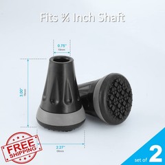 rehand Cane Tip Blue All Terrain 3/4 Inch Pack of 2