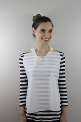 100 Pack Disposable Plastic Adult Bibs Adult, White