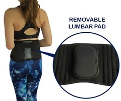 ComfyMed Premium Quality Back Brace CM-102M (REG 26″ to 37″) with Removable L…