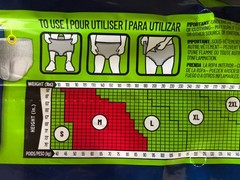 3 packs Prevail Per-Fit Incontinence Pants Overnight Extra Absorbency M 20ct