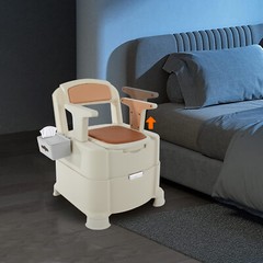 For The Elderly and The Sick TPE Home Portable Toilet with Sensor Night Light