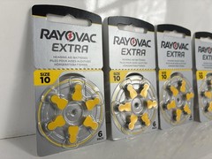 54 RAYOVAC EXTRA Advance Hearing AID Batteries SIZE 10 Batteries Exp 01 2026