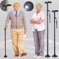New Folding Walking Cane with LED Light Adjustable Walking Stick
