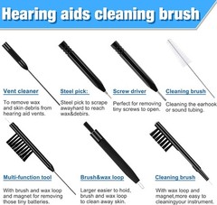 Hearing Aid Cleaning Kit Multi Tool Set 12PCS