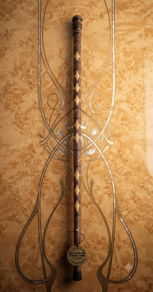 Handcrafted Pair of Intricate Wooden Walking Sticks – Collectible Art“ (71 chara