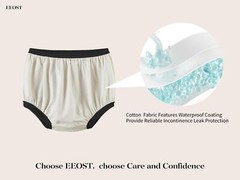 Adult Diaper Cover for Incontinence Noiseless Leak-Protection Underwear Plast…