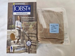 Jobst Ultra Sheer Support Maternity Pantyhose 8-15mmHg Plus Size Silky Beige