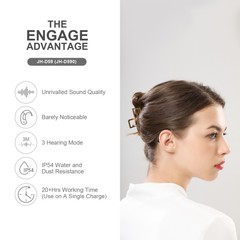 JINGHAO Hearing Aid Hearing Loss Rechargeable BTE Ear Aids Open Fits Earplugs US