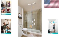 Wonder Pole: Tension-Mounted Safety Rail for Seniors – 84″ High, 300 lb Support