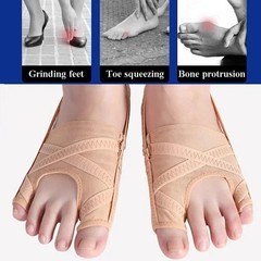 Fabric Bunion Corrector Breathable Adjustable Hallux Valgus Sleeve Spacer Separa