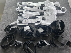 12 pc Safety Bed, Chair Restraints Tie Downs, Gait Belt, Legs, Arms, Wrist Strap
