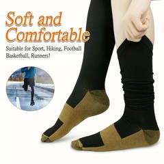 Copper Compression Socks 20-30mmHg Graduated Support Mens Womens S-XXL Wholesale