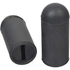 Rubber Tips For Wheelchair Brake Wheel Locks, Black for 1/2 Inch Flat – Pair