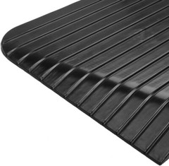 4″ Rise Solid Rubber Power Wheelchair Threshold Ramp Doorway 4″ Rise, 1 Pack