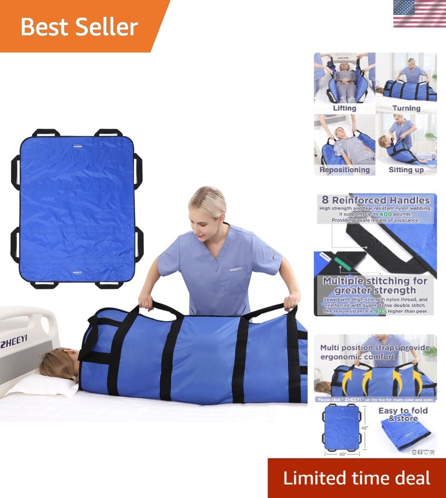 Innovative 48″ x 40″ Reusable Transfer Sheet with Heavy-Duty Reinforced Handles