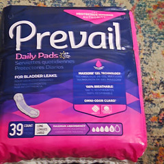 Prevail Daily Pads Incontinence Pads Long Maximum Absorbency 39ct Breathable