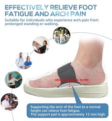 Adjustable Non-Slip Arch Support Wraps – 2 Pack, Soft Elastic Design