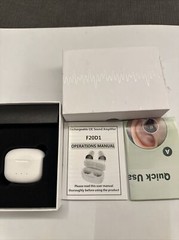 F20D1 Pair CIC Rechargeable Hearing Aid Amplifier Invisible Ear Sound ITC