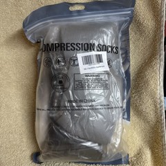 Relief Medical Compression Knee-Hi Stocking 3 Pairs Grey/black/white Men Women’s