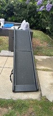 Dog Black 31 in Single-Fold Access Ramp, Anti-Slip Surface, Carrying Strap
