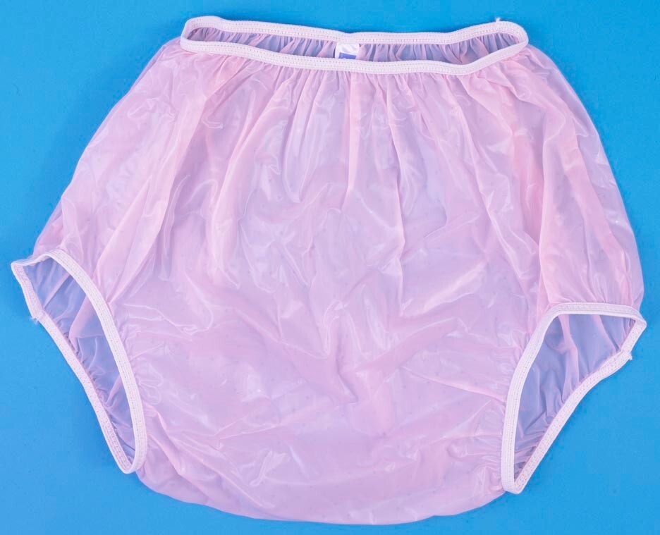 Incontinence Protection NEW Gary Plastic Pants Adult Size X-LARGE Pink Pastel