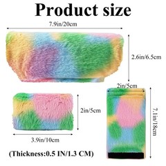 4-Pack Premium Fluffy Crutches Padding, Ultra-Soft Breathable Multicolor