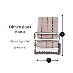 Gait Belt and Transfer/Walking Assist Metal Buckle, Standing Aid, 60inch Long