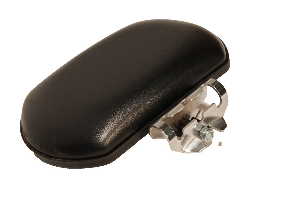 Black Single Padded Calf Cushion Padding for Unknown Patient Wheelchair Model