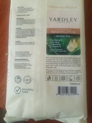 Yardley of London Disposable Washcloths Large 18-count Clean w Camping & Travel