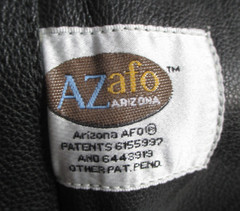 AZAFO Arizona AFO Black Leather Orthopedic Boot – Left Foot