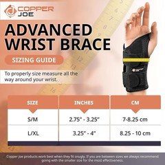 Night & Day Wrist Bundle – Copper Infused Wrist Brace & Fingerless Gloves Set