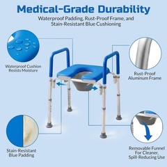 Ultimate Raised Toilet Seat with Handles – Adjustable Raised Toilet Seat for …